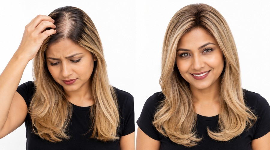 Elegant Hair Toppers for Flawless Crown Coverage