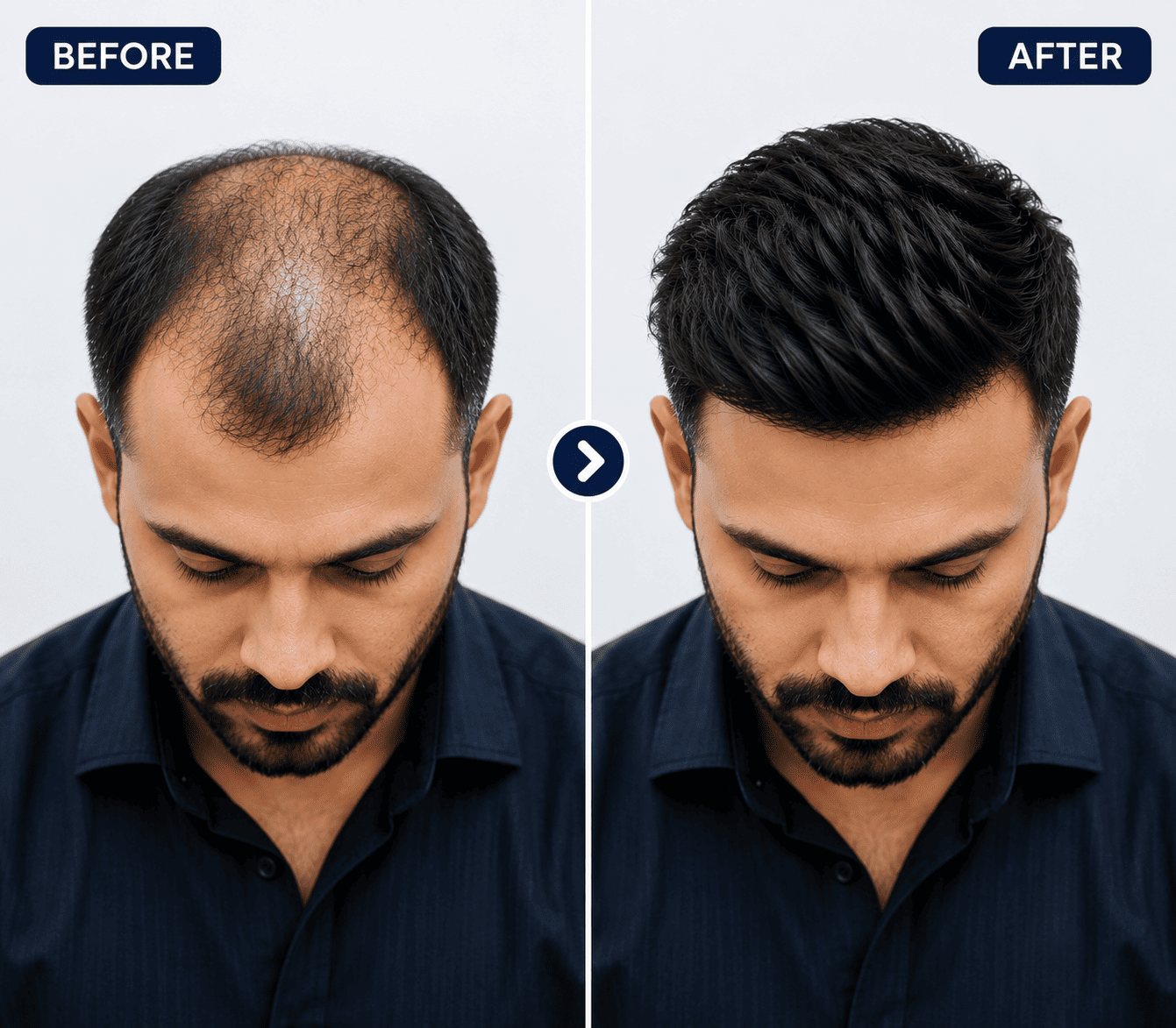 Non Surgical Hair Fixing for Men in Bangalore